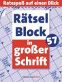 Rätselblock in großer Schrift. Bd.57