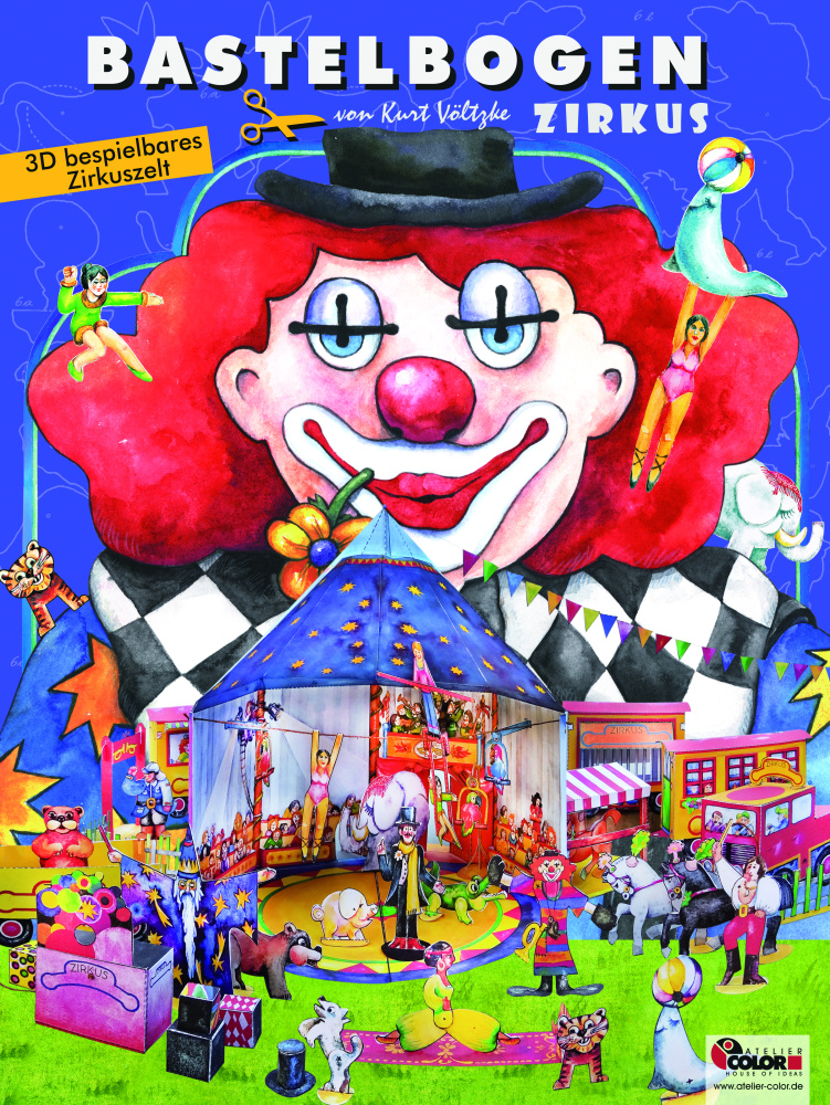 Bastelbogen Zirkus