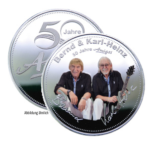 Medaille - 50 Jahre Amigos inklusive GRATIS Etui