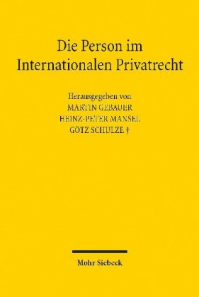 Die Person im Internationalen Privatrecht