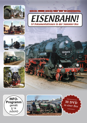 Eisenbahn! 10 Dokumentationen in der Sammler-Box 