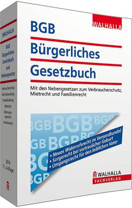 BGB - Bürgerliches Gesetzbuch, Ausgabe 2014