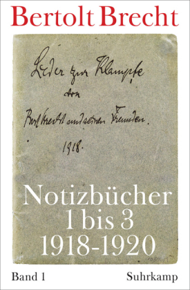 Notizbücher 1 bis 3 (1918-19209