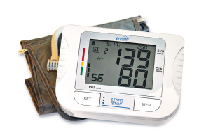 Promed Oberarm-Blutdruckmessgerät PBM-3.5 + Gratis Fieberthermometer PFT-3.7