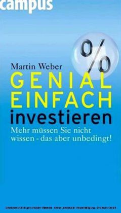 Genial einfach investieren