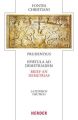 Prudentius, Epistula ad Demetriadem - Brief an Demetrias