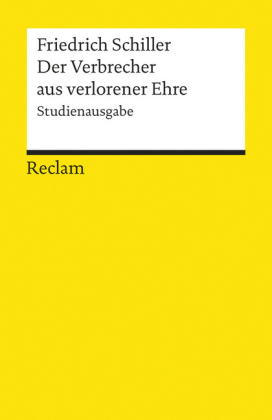 Der Verbrecher aus verlorener Ehre, Studienausgabe