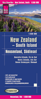 World Mapping Project Reise Know-How Landkarte Neuseeland, Südinsel (1:550.000)