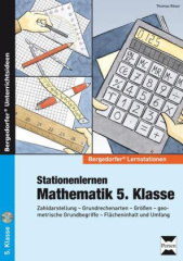 Stationenlernen Mathematik 5. Klasse, m. CD-ROM