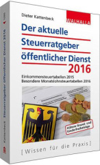 Der aktuelle Steuerratgeber öffentlicher Dienst 2016