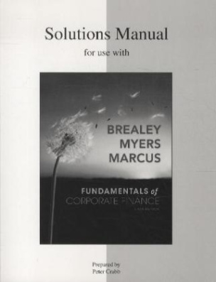 Student Solutions Manual to accompany Fundamentals of Corporate Finance