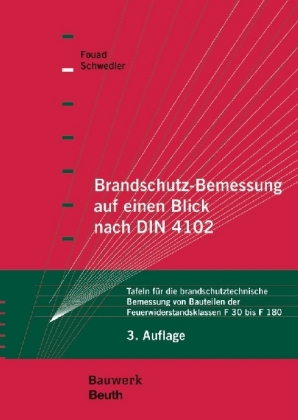 Brandschutzbemessung auf einen Blick nach DIN 4102