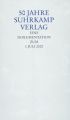 50 Jahre Suhrkamp Verlag, Eine Dokumentation zum 1. Juli 2000