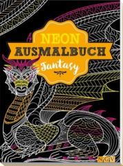 Fantasy Neon-Ausmalbuch