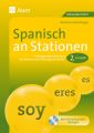 Spanisch an Stationen, 2. Lernjahr, m. CD-ROM