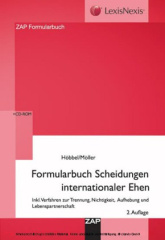 Formularbuch Scheidungen internationaler Ehe, m. CD-ROM