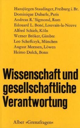 Wissenschaft und gesellschaftliche Verantwortung