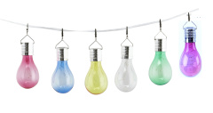 Solar LED Glühlampe-Set 6 tlg.