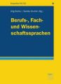 Berufs-, Fach- und Wissenschaftssprachen