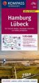KOMPASS Fahrradkarte Hamburg, Lübeck 1:70.000, FK 3341