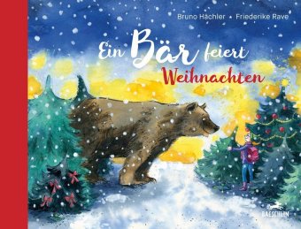 Ein Bär feiert Weihnachten