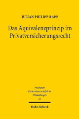 Das Äquivalenzprinzip im Privatversicherungsrecht