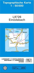 Topographische Karte Bayern Einödsbach