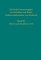 Kritische Gesamtausgabe der Schriften und Briefe Andreas Bodensteins von Karlstadt