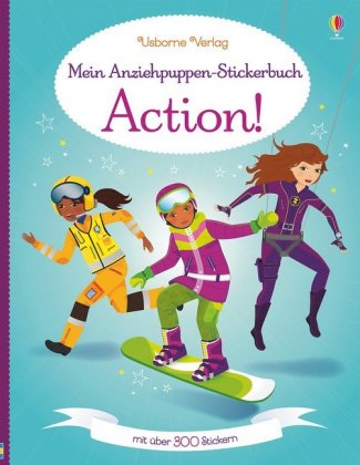 Mein Anziehpuppen-Stickerbuch: Action!