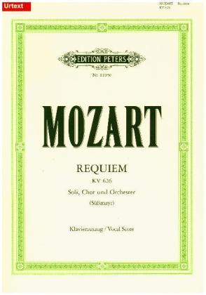 Requiem d-Moll KV 626 (Black), Klavierauszug