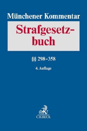 Münchener Kommentar zum Strafgesetzbuch  Bd. 6: 

 298-358