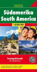 Freytag & Berndt Kontinentkarte Südamerika 1:8 Mio.. South America / Amérique du Sud / Sudamerica