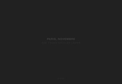 Paris, Novembre