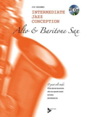 Intermediate Jazz Conception Alto & Baritone Sax, w. Audio-CD