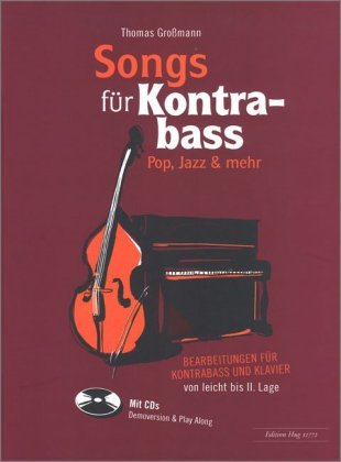 Songs für Kontrabass - Rock, Pop, Jazz, Folk, Gospel, m. 2 Audio-CDs