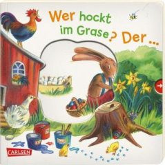 Wer hockt im Grase? Der ... Osterhase!