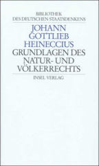 Grundlagen des Naturrechts und Völkerrechts