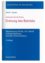 Ordnung des Betriebs