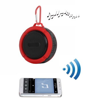 Bluetooth-Lautsprecher wasserdicht rot