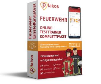 Feuerwehr Einstellungstest Komplettpaket, m. 1 Buch, m. 2 Beilage