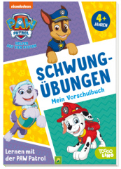 Lernen mit der PAW Patrol: Schwungübungen.  Mein Vorschulbuch