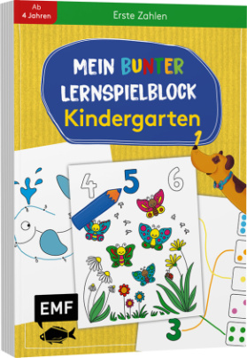 Mein bunter Lernspielblock - Kindergarten: Erste Zahlen