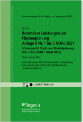 Besondere Leistungen zur Flächenplanung - Anlage 9 Nr. 1 bis 5 HOAI 2021 - Schwerpunkt Stadt- und Bauleitplanung (Teil 2 Abschnitt 1 HOAI 2021)