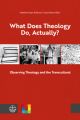 What Does Theology Do, Actually?