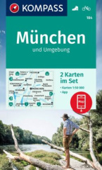 KOMPASS Wanderkarte 184 München und Umgebung