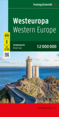 Westeuropa, Straßenkarte 1:2.000.000, freytag & berndt