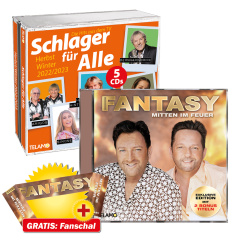 Mitten im Feuer EXKLUSIV mit 2 Bonustiteln + Schlager für Alle- Herbst/ Winter 2022/2023 + GRATIS Fanschal