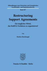 Restructuring Support Agreements.