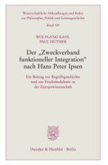 Der »Zweckverband funktioneller Integration« nach Hans Peter Ipsen.