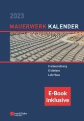 Mauerwerk-Kalender 2023, m. 1 Buch, m. 1 E-Book, 2 Teile